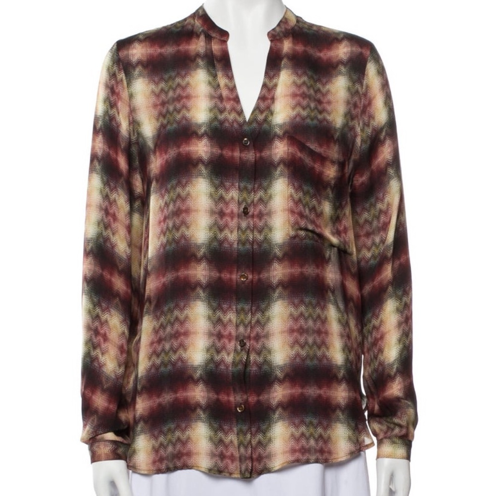 EUC Haute Hippie 100% Silk Blouse